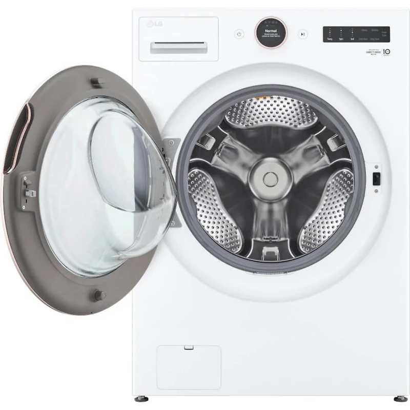 5 Cu. Ft. White Front Load Smart Washer