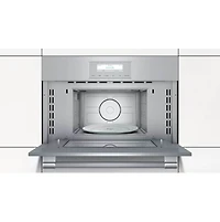30 inch Professional Series Stainless Built-In Electric Convection Wall Oven with Microwave