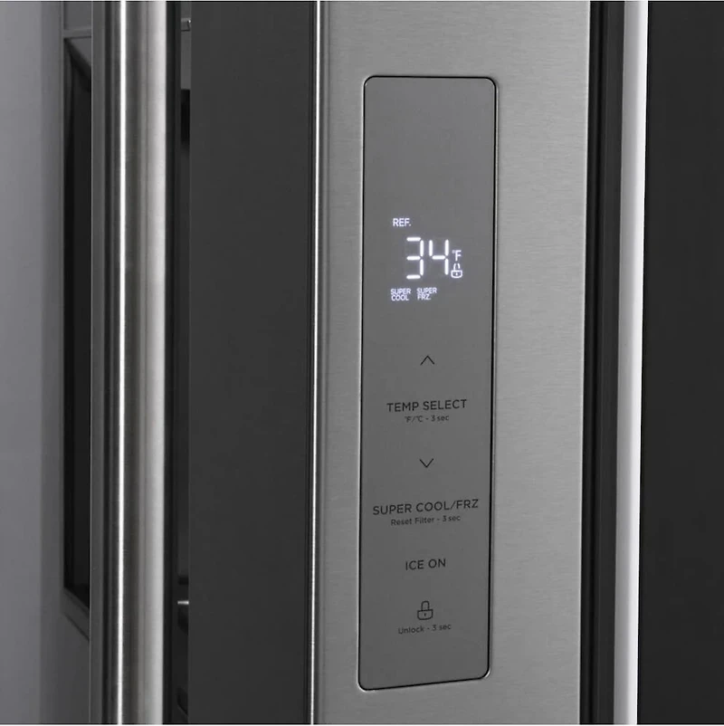 28.9 Cu. Ft. Stainless 3-Door French Door Refrigerator