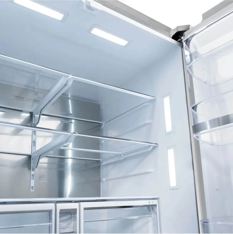 28.9 Cu. Ft. Stainless 3-Door French Door Refrigerator