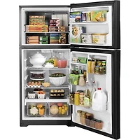 19.2 Cu. Ft. Black Top-Freezer Refrigerator