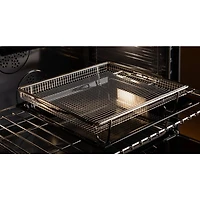 5.7 Cu. Ft. Stainless Freestanding Dual-Fuel Range