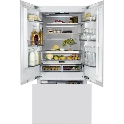 19.6 Cu. Ft. 3 Door French Door Counter Depth Panel Ready Refrigerator