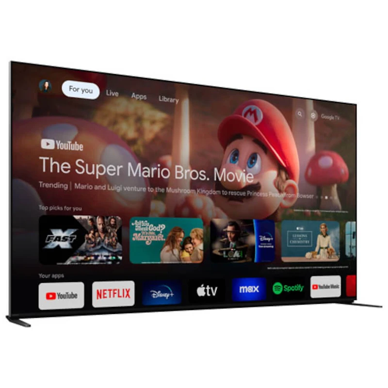 inch Class BRAVIA 9 QLED 4K UHD Google Smart TV
