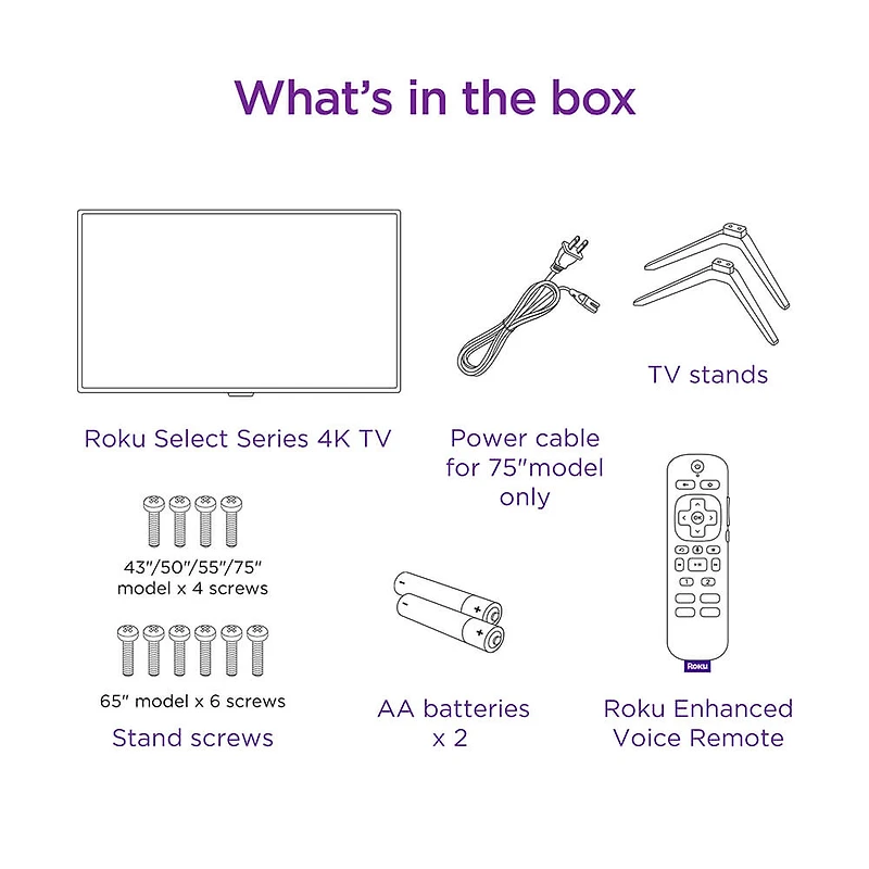 55 inch Class 4K HDR LED Select Series Smart TV - OPEN BOX