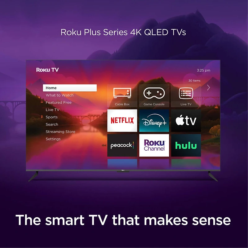 inch Class 4K QLED Plus Series Smart TV
