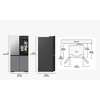 29 Cu. Ft. Stainless 4-Door French Door Smart Refrigerator
