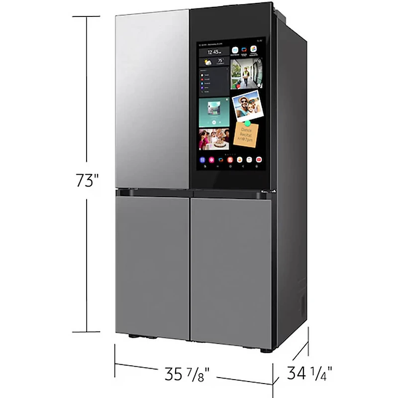 29 Cu. Ft. Stainless 4-Door French Door Smart Refrigerator
