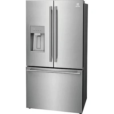 22.6 Cu. Ft. Stainless Counter-Depth 3-Door French Door Refrigerator