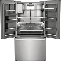 22.6 Cu. Ft. Stainless Counter-Depth 3-Door French Door Refrigerator