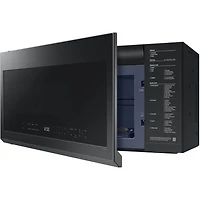 2.1 Cu. Ft. Matte Black Steel Over-the-Range Smart Microwave