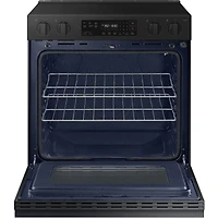 6.3 Cu. Ft. Bespoke Matte Black Slide-In Electric Smoothtop Smart Range