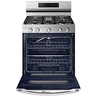 6 Cu. Ft. Stainless Freestanding Smart Gas Range