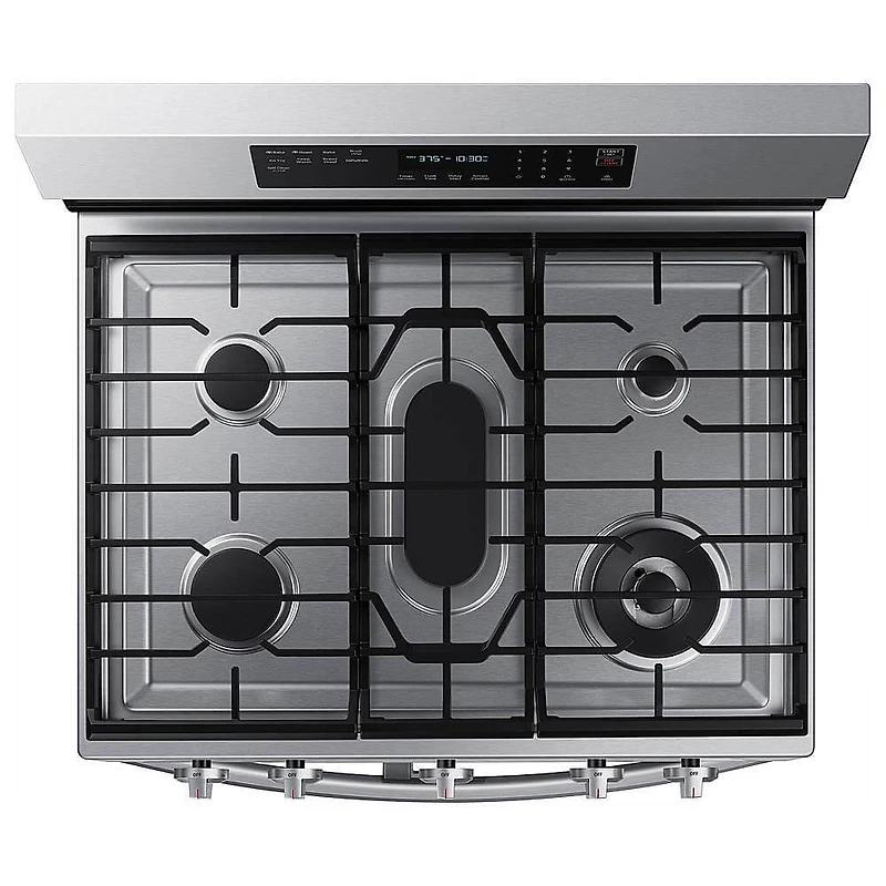 6 Cu. Ft. Stainless Freestanding Smart Gas Range