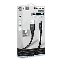 6 Ft. Heavy Duty USB to Lightning Cable - OPEN BOX