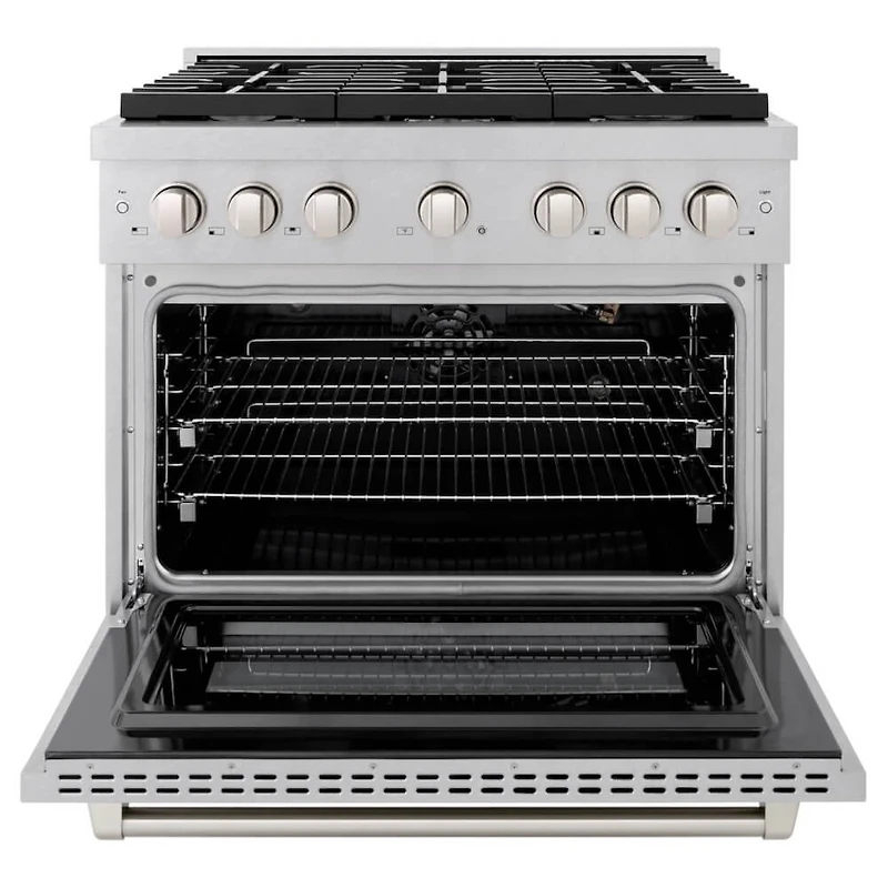 5.2 Cu. Ft. Stainless Freestanding Gas Range