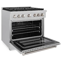 5.2 Cu. Ft. Stainless Freestanding Gas Range