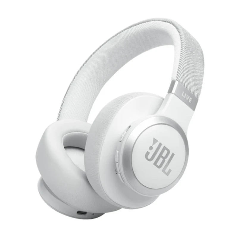 Live 770NC Wireless Over-Ear Adaptive Noise Canceling Headphones - White