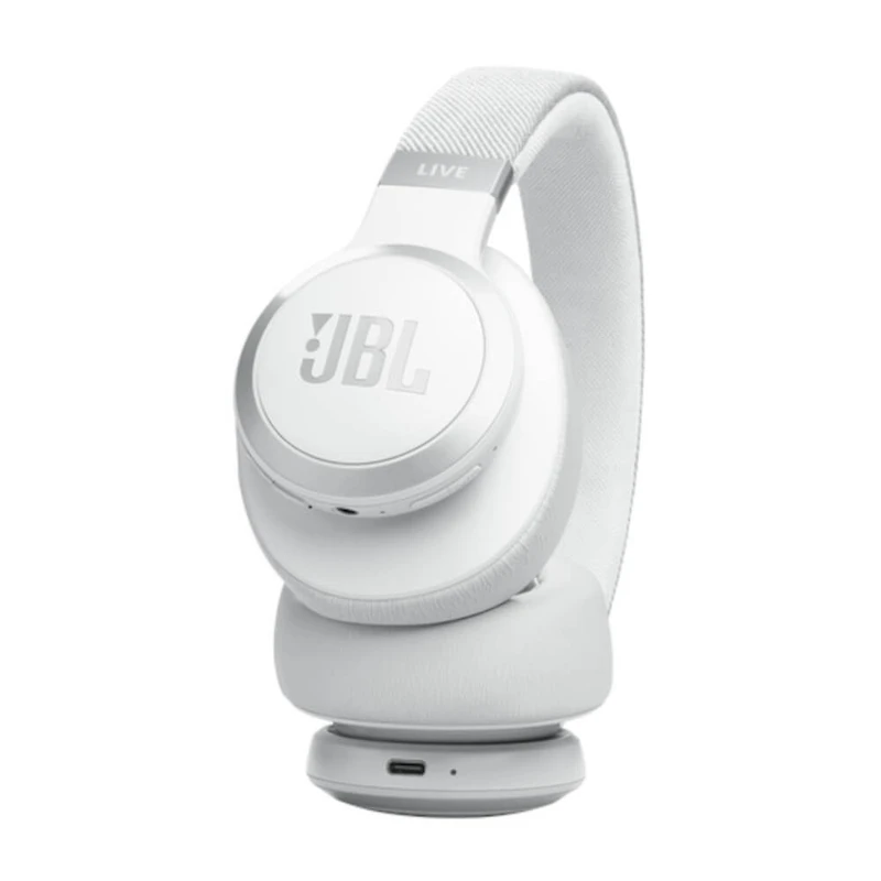 Live 770NC Wireless Over-Ear Adaptive Noise Canceling Headphones - White