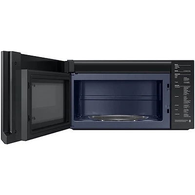 2.1 Cu. Ft. Bespoke White Glass Over-the-Range Smart Microwave