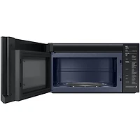 2.1 Cu. Ft. Bespoke White Glass Over-the-Range Smart Microwave