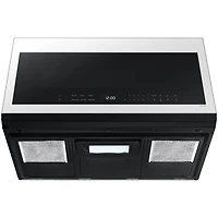 2.1 Cu. Ft. Bespoke White Glass Over-the-Range Smart Microwave