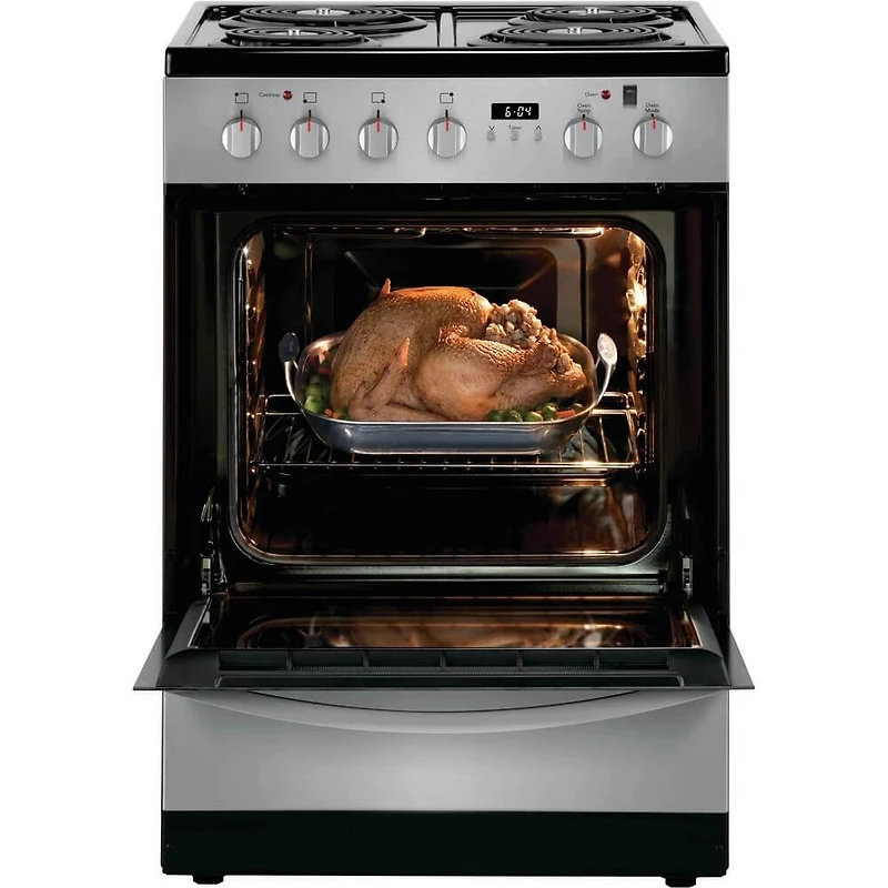 1.9 Cu. Ft. Stainless Freestanding Electric Range 