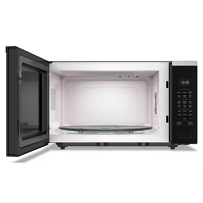2.2 Cu. Ft. Black Countertop Microwave