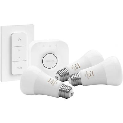 60W A19 White and Color Smart LED Starter Kit