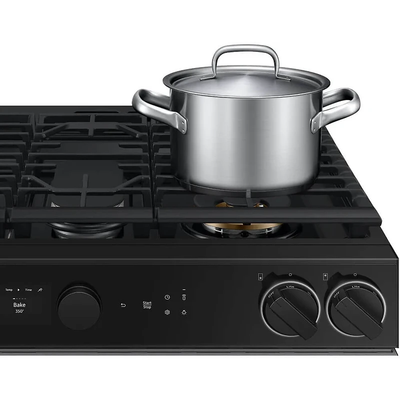 6 Cu. Ft. Bespoke Stainless Slide-In Gas Smart Range