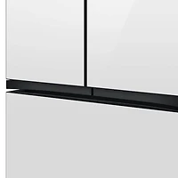 30 Cu. Ft. Bespoke White Glass 3-Door French Door Smart Refrigerator