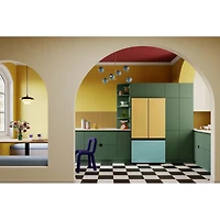 30 Cu. Ft. Bespoke Panel Ready 3-Door French Door Smart Refrigerator (Panels Required) - OPEN BOX