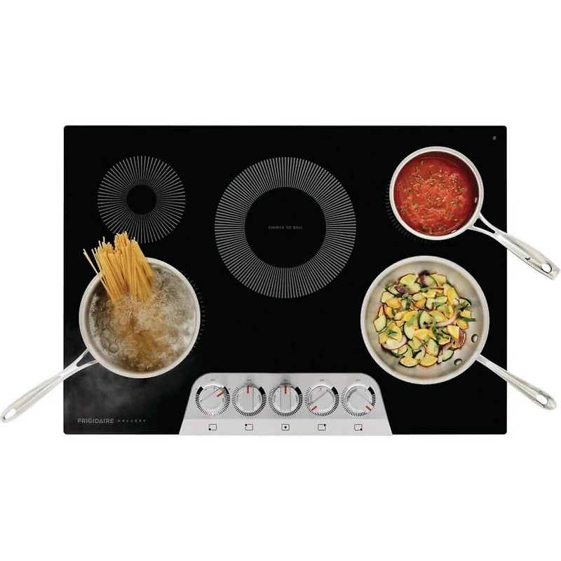 30 inch Stainless 5 Burner Smoothtop Electric Cooktop