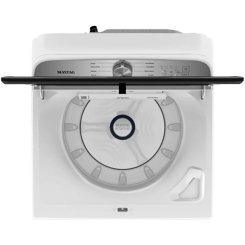 4.7 Cu. Ft. White Pet-Pro Top-Load HE Electric Washer - OPEN BOX