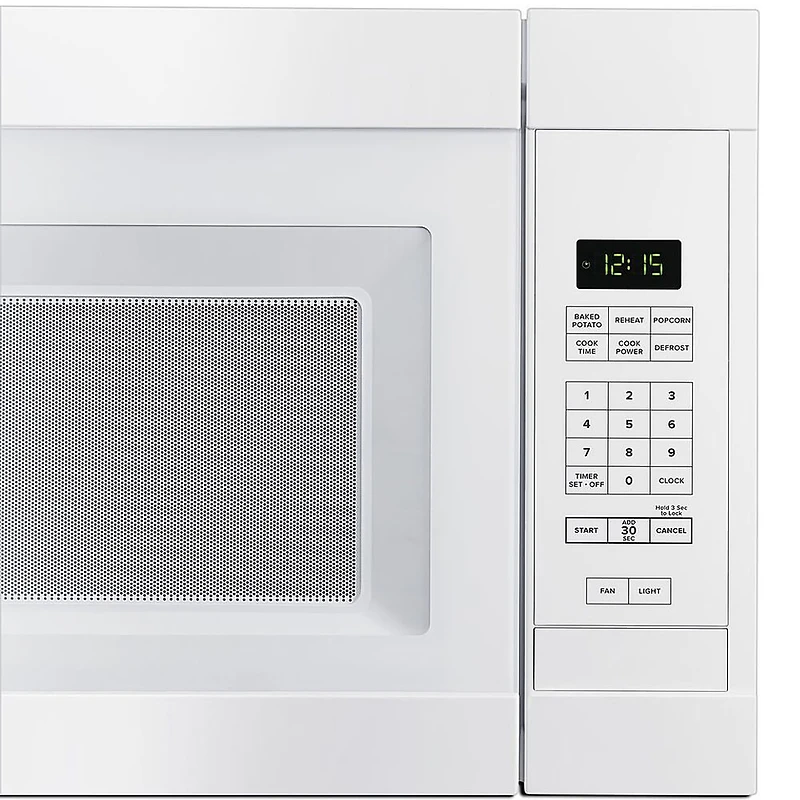 1.6 Cu. Ft. White Over-the-Range Microwave