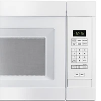1.6 Cu. Ft. White Over-the-Range Microwave