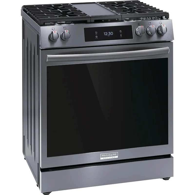 6 Cu. Ft. Black Stainless Freestanding Gas Range