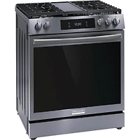 6 Cu. Ft. Black Stainless Freestanding Gas Range