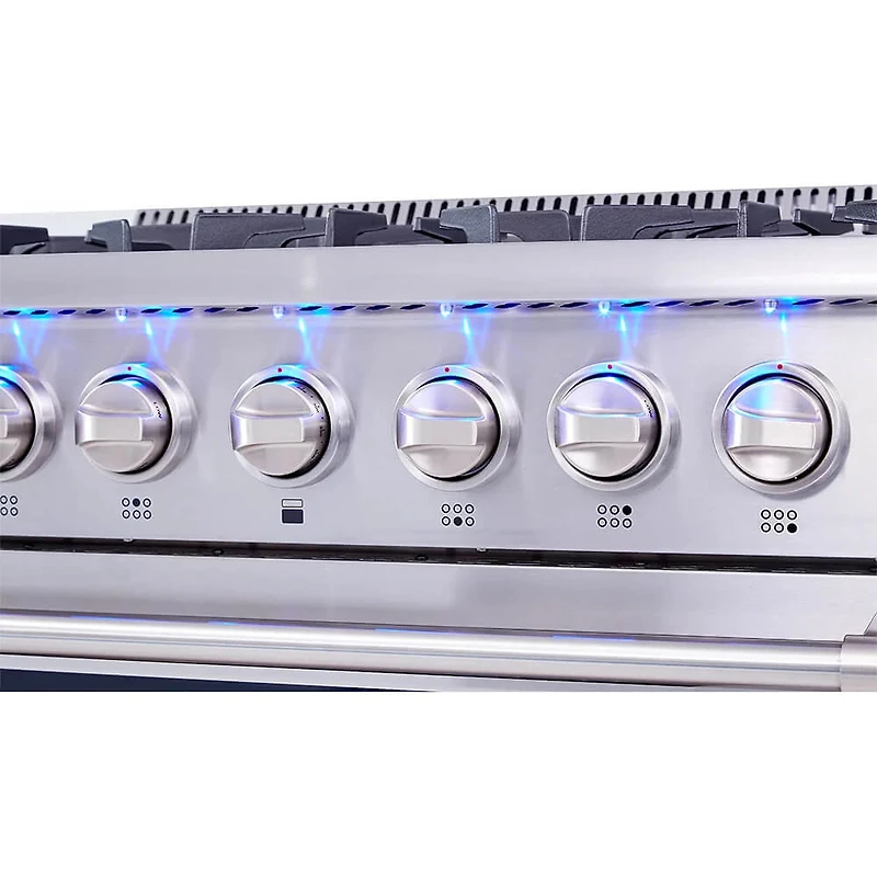 5.2 Cu. Ft. Stainless Freestanding Dual Fuel Liquid Propane Range