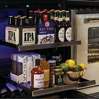 145 Can Stainless/Glass Door Beverage Center