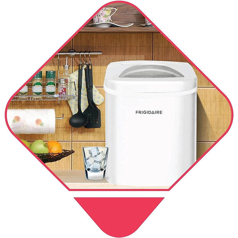 Portable Countertop Ice Maker - White
