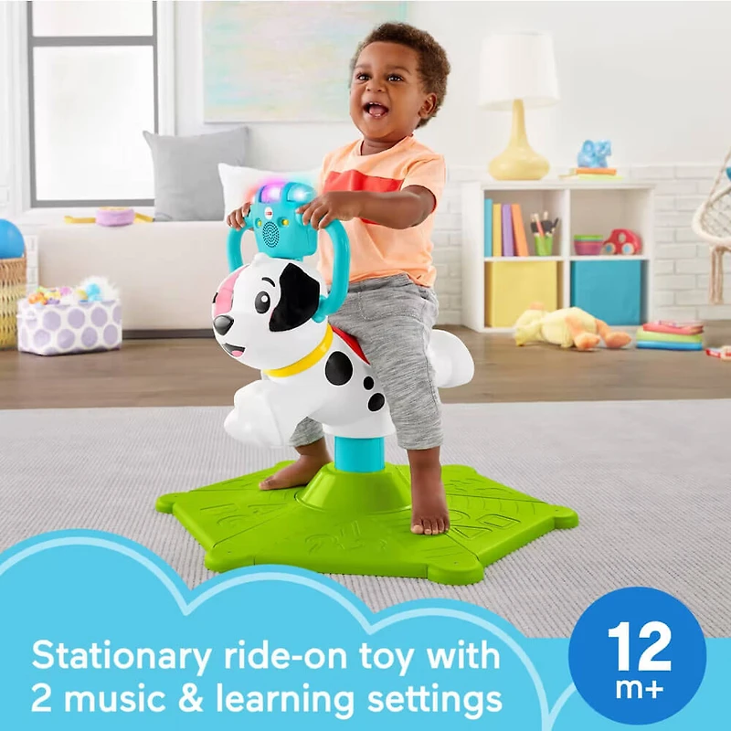 Bounce and Spin Puppy Musical Ride-On Toy