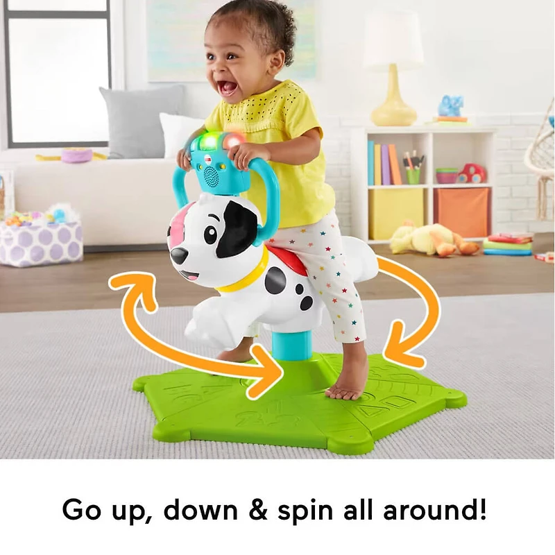 Bounce and Spin Puppy Musical Ride-On Toy
