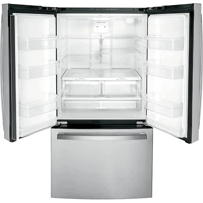 21.9 Cu. Ft. Stainless Steel Counter-Depth 3-Door French Door Refrigerator