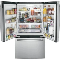 21.9 Cu. Ft. Stainless Steel Counter-Depth 3-Door French Door Refrigerator
