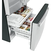21.9 Cu. Ft. Stainless Steel Counter-Depth 3-Door French Door Refrigerator