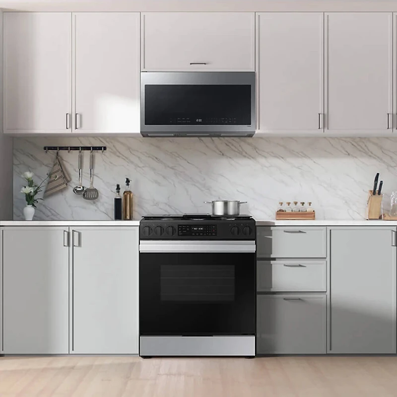 6 Cu. Ft. Slide-In Stainless Smart Gas Range