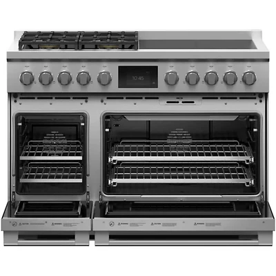 6.9 Cu. Ft. Stainless Freestanding Dual Fuel Smart Range