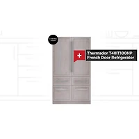 26.7 Cu. Ft. 2 Door French Door Counter Depth Panel Ready Refrigerator