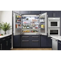 26.7 Cu. Ft. 2 Door French Door Counter Depth Panel Ready Refrigerator